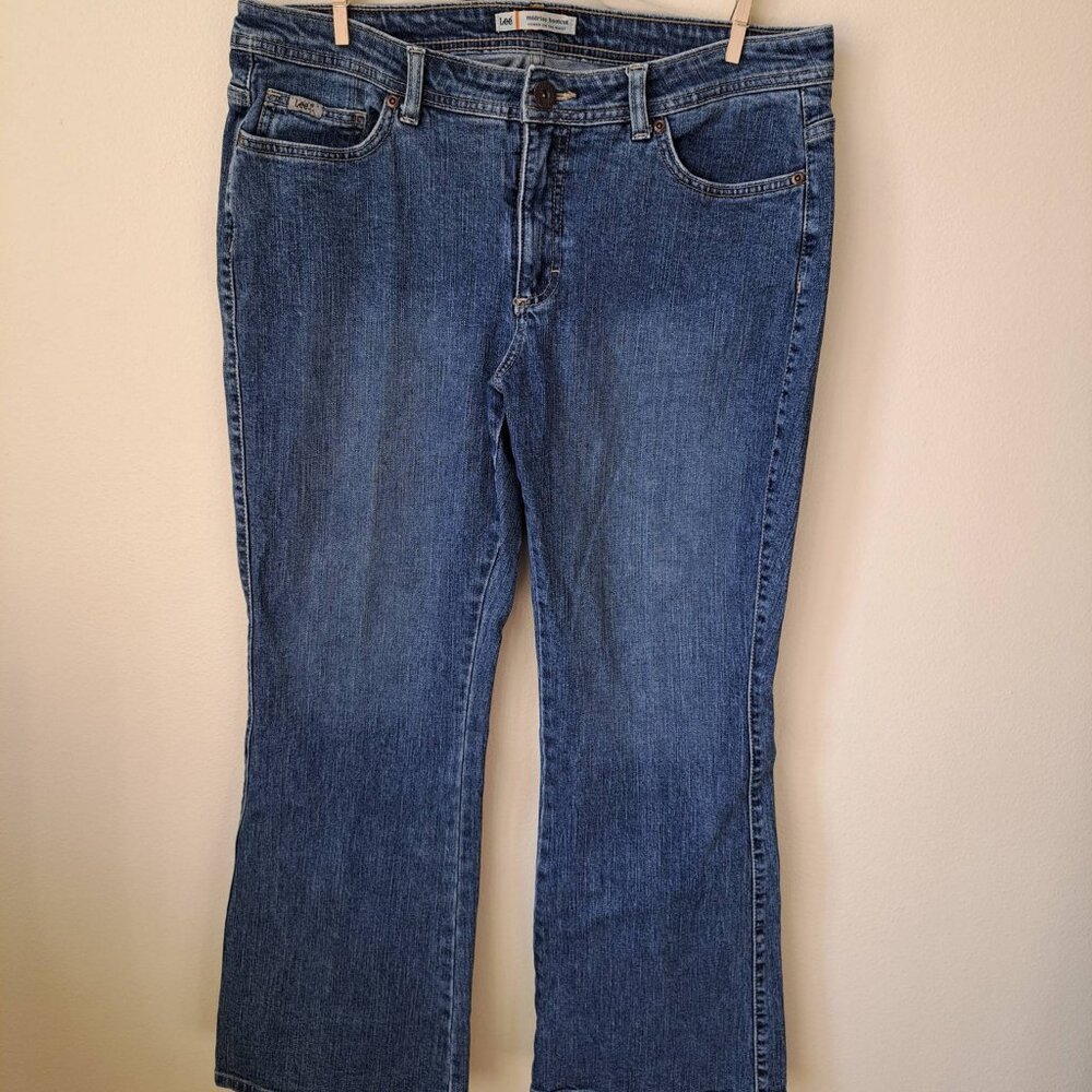 Lee Midrise Bootcut Womens Denim Jeans Size 14P